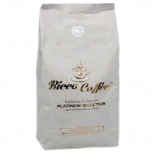 Кофе в зернах Ricco Coffee Platinum Selection (белый + логотип) 1кг, 1шт, 10шт / ящ