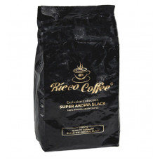 Кофе в зернах Ricco Coffee Super Aroma Black (Черный + логотип) 1кг, 1шт, 10шт / ящ