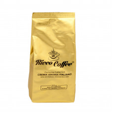 Кофе молотый Ricco Coffee Crema Aroma Italiano (Золото) 225г, 1шт, 30шт / ящ