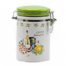 Ємність 631-13 для сипучих продуктів 0,900л "Італійські страви"h-16cм,d-10см