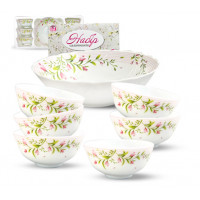 Набор 30056-230306 салатников 7шт (1шт-8', 6шт-4,5') "Тюльпаны"