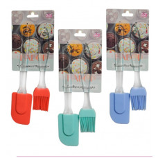 Набір 3200-46 з пензля та лопатки з прозорими ручками Набір 3200-46 з пензля та лопатки з прозорими ручками