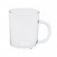 Чашка 9304-6 стеклянная без рисунка 230мл