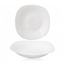 Тарілка 30162-00 супова Біла квадрат 9" Тарілка 30162-00 супова Біла квадрат 9"
