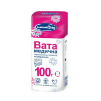 Вата не стерильна 100гр Зіг-Заг (1уп)