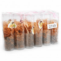 Резинка силикон коричневый в колбе 12колб/уп №27493