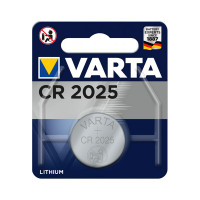Батарейка Varta CR 2025 LITHIUM блистер 1шт 0647/6875, 10шт/бл