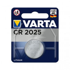 Батарейка Varta CR 2025 LITHIUM блистер 1шт 0647/6875, 10шт/бл