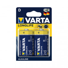 Батарейка Varta LONGLIFE D BLI 2 ALKALINE блистер 2шт 5348, 10шт/бл