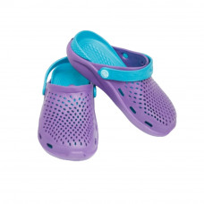 Сабо CROCS жіночі бірюзово-фіолет (34-41р) (8шт)
