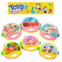 Бубен 861-1 15-14-3см, 6 видів, в кульку