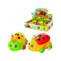 Заводная игрушка 9988-С солнышко., Двигаются глаза., Крылья., 6шт, (3 цвета) в диспл., 28-18-6см