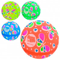 Мяч детский MS 4136 9 дюймов, ПВХ, 57-63 г, 4 цвета, упак. 10 шт. в кул