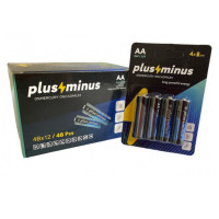 Батарейка R06 Plus minus 4шт на блистере №BPM-4R06