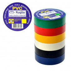 Ізолента ПВХ 10м "RUGBY" асорті (360шт) (10шт)