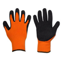 Перчатки рабочие литые зима оранжевые (10п/уп) Ч