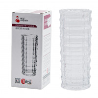 Ваза FP066A стеклянная h19см 7013990000