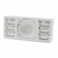 Набір Салатників JLG075/S 7-пр  Синя квітка