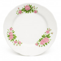 Тарелка 818  Розовая роза №7 мелкая d18
