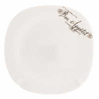 Тарелка Bon Appetit №8,5 мелкая КВАДРАТ O31085