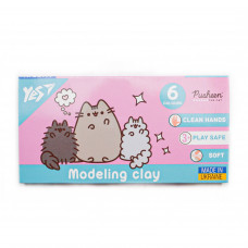 Пластилін 6 кол. Pusheen YES120гр.  540651 (40шт/уп)