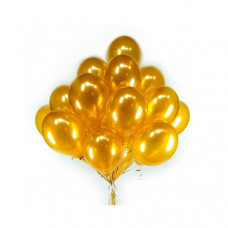 Балони перламутрові золото 100шт/уп