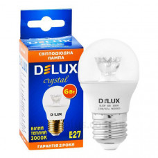 Лампа лед Delux BL50P 6Вт_3000К 220В Е27 crystal 90011805