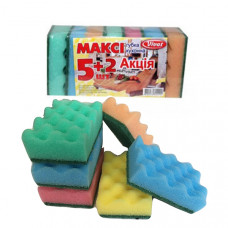 Губка МАКСІ 5+2 Рельєф