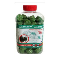 Отрута для мишей "Лускунчик" брикет Зелений 320гр 48шт/ящ