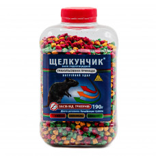 Отрута для мишей "Лускунчик" гранули банка 190гр 50шт/ящ