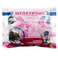 Яд для мышей "Щелкунчик" кукуруза 400гр 40шт/ящ