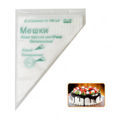 Кондитерський мішок одноразовий 100шт/уп 21*30см R26440 (100шт/уп)