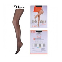 Колготы Lady Sabina 20ден Классик 5р Черные 50шт/ящ