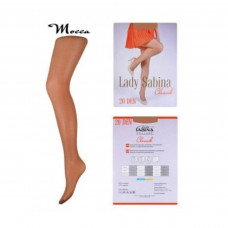 Колготы Lady Sabina 20ден Классик 6р Мокка 40шт/ящ