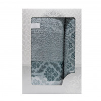 Рушник Комплект в коробці (лице-1шт,баня-1шт) 007