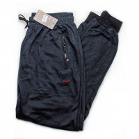 Брюки спортивные мужские СИНИЕ (м-3xl) 7309 5шт/уп