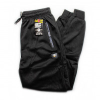 Брюки спортивные мужские ЧЕРНЫЕ (4xl-7xl) 7305 5шт/уп