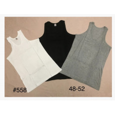 Майка чоловіча 557 XIP L-XXL (12шт) біла, чорна, сіра