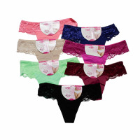Трусы женские стринги 12шт/уп 76662