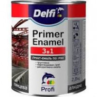 Грунт-емаль по іржі 3в1, синя ТМ "Delfi" -2,8кг (6шт)