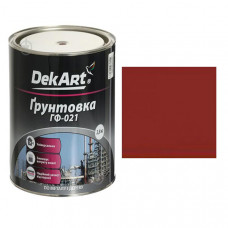 Грунтовка ГФ-021 красно-коричневая ТМ "DakArt" -2,8кг 3208