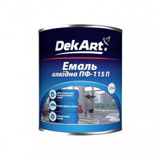 Емаль алкідна ПФ-115п біла глянцева ТМ "DakArt"-2,8кг   3208 (6шт)