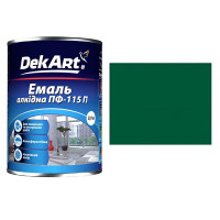 Емаль алкідна ПФ-115п зелена ТМ "DakArt"-0,9кг   3208 (6шт)