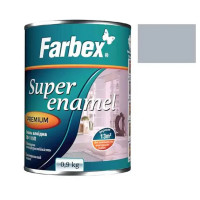 Емаль алкідна ПФ-115п срібляста ТМ "Farbex"-0,9кг  3208 (6шт)