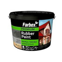 Фарба гумова Універсальна вишнева, ТМ "Farbex"-1,2кг 3209