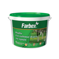 Краска для садовых деревьев белая матовая ТМ "Farbex" - 1,4 кг