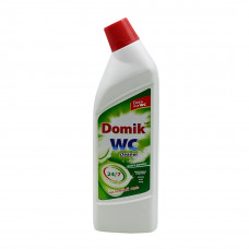 Засіб для чищення туалетів DOMIK WC зелен. кисл. гель 1л 10шт/уп 4820150230104 Засіб для чищення туалетів DOMIK WC зелен. кисл. гель 1л 10шт/уп 4820150230104