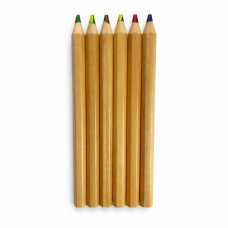 Олівець різнокольоровий Веселка Jumbo лазерний 13505 36шт/уп