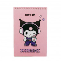 Блокнот А-6 48арк Kite Kuromi НК25-196-2 на пружині