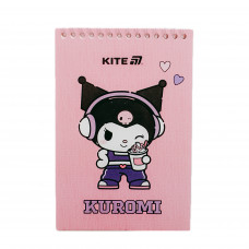 Блокнот А-6 48арк Kite Kuromi НК25-196-2 на пружині